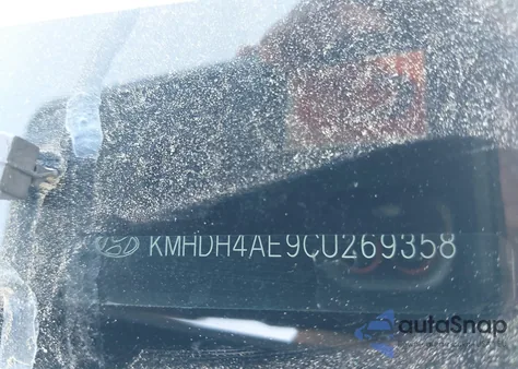 2012 Hyundai Elantra Limited (Ulsan Plant) from USA, damaged, VIN KMHDH4AE9CU269358